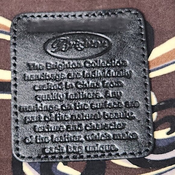 Vintage Brighton Pebble Leather Handbag Black/Brown - Picture 11 of 15